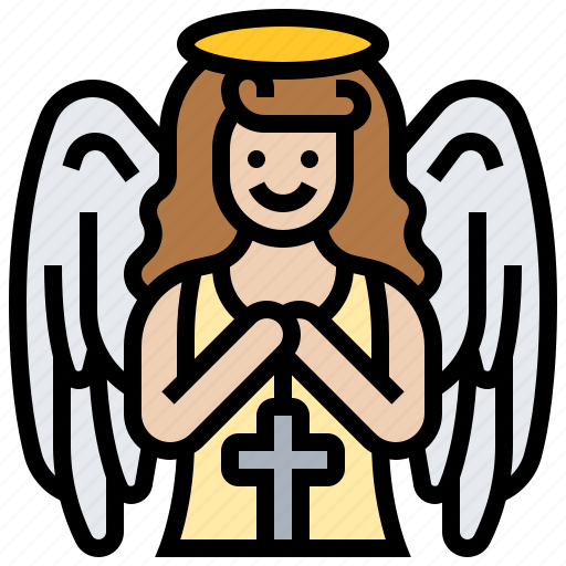 Angel, halo, heaven, holy, wings icon - Download on Iconfinder