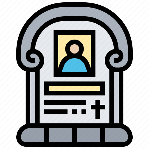 Burial, cemetery, gravestone, headstone, tomb icon - Download on Iconfinder