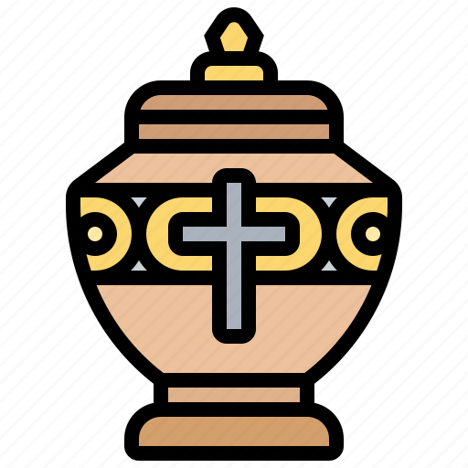 Ashes, cremation, dead, funeral, urn icon - Download on Iconfinder