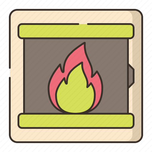 Crematorium, flame, death icon - Download on Iconfinder