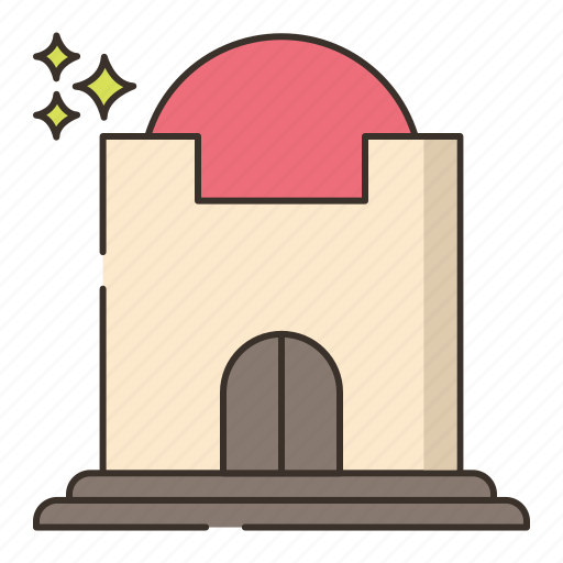 Mausoleum, building, death icon - Download on Iconfinder