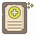 medical, certificate, document