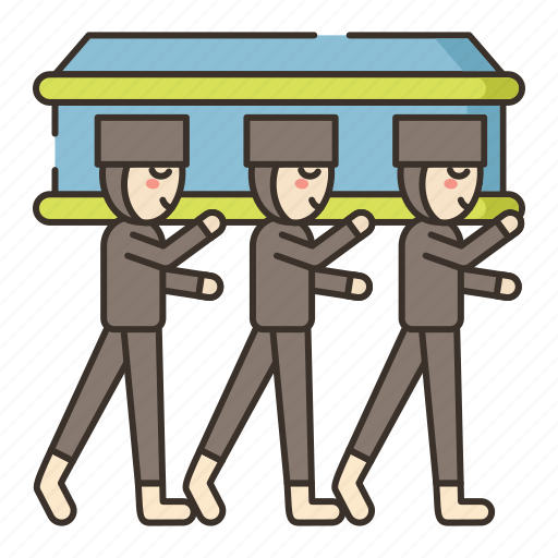 Pallbearers, coffin, people, funeral icon - Download on Iconfinder