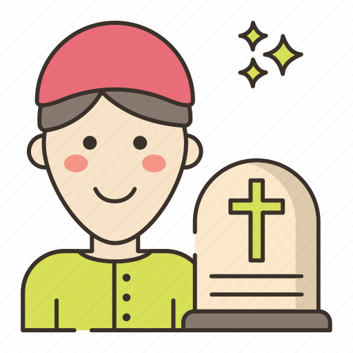 Undertaker, grave, cemetery, death, man icon - Download on Iconfinder