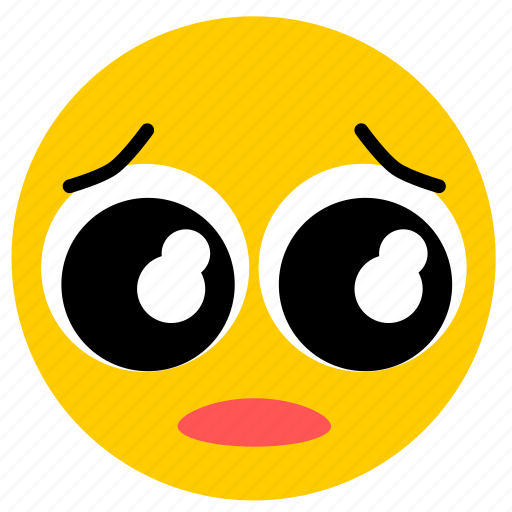 Ashamed, big eyes, sad, sad eyes, sorry, shame icon - Download on Iconfinder