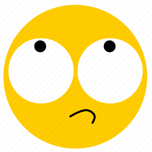 Doubt, rolling eyes, skeptical, frown, furrow, emoji, suspicious icon - Download on Iconfinder