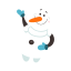 funny, snowmen, flat, icon, laugh, smile, blue, gloves, single 