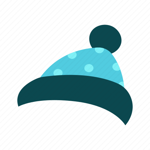 Warm, hat, flat, icon, winter, clothing, funny icon - Download on Iconfinder