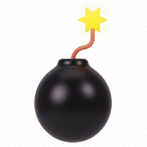 Bomb, burst, grenade, explosive, emoji, sticker, badge icon - Download on Iconfinder