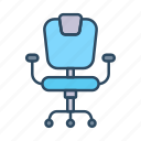 furnitures, rolling chair, office chair, furniture, interior