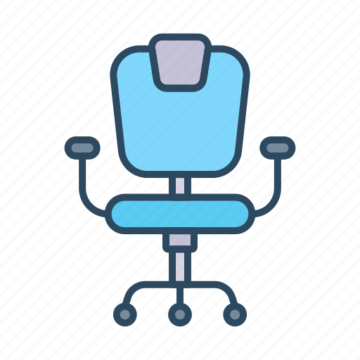 Furnitures, rolling chair, office chair, furniture, interior icon - Download on Iconfinder