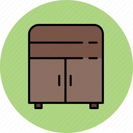 Cupboard, drawers, furniture, shelves, wooden icon - Download on Iconfinder