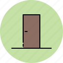 door, furniture, wooden, closet, entry 