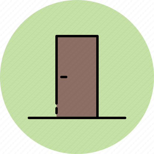 Door, furniture, wooden, closet, entry icon - Download on Iconfinder