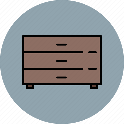 Bedroom, drawers, furniture, wooden icon - Download on Iconfinder