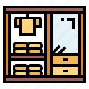 closet, locker, wardrobe, wooden 