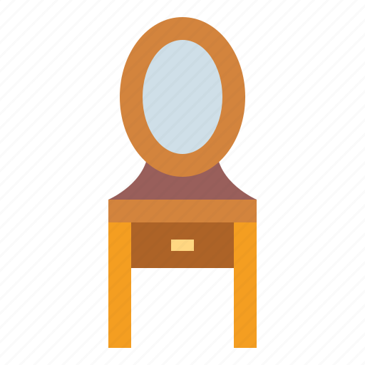 Dressing, furniture, mirror, table icon - Download on Iconfinder