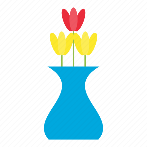 Decor, flowers, tulp, vase icon - Download on Iconfinder