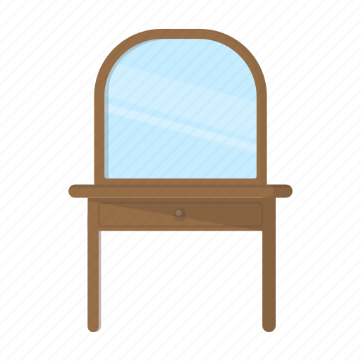 Bedroom, furniture, interior, mirror, table icon - Download on Iconfinder