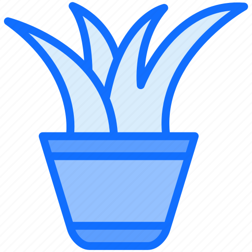 Furniture, plant, pot, grass, garden icon - Download on Iconfinder