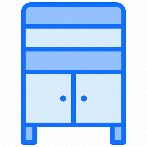 Furniture, interior, cabinet, drawer, households icon - Download on Iconfinder