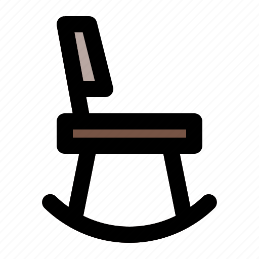 Rocking, chair, furniture, households icon - Download on Iconfinder