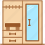 wardrobe, cabinet, closet, cupboard, furniture 
