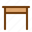desk, furniture, house, room, table 