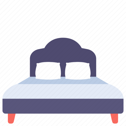 Bed, double, sleep, pillow, home, furniture icon - Download on Iconfinder