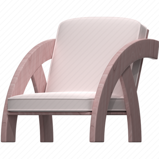 Chair, furniture, interior, furnishing, room, cozy 3D illustration - Download on Iconfinder