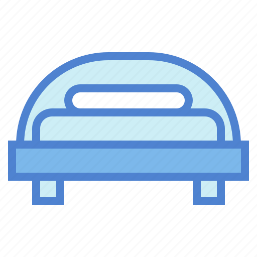 Bed, bedroom, furniture, single icon - Download on Iconfinder