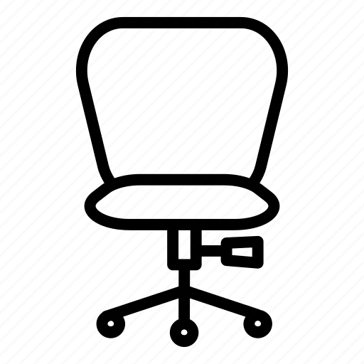 Chair, furniture, house chair, household, office, office chair, swivel icon - Download on Iconfinder