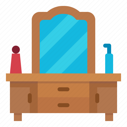 Drawer, dresser, furniture, household, miror icon - Download on Iconfinder