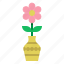 farming, flower, plant, pot, vase 