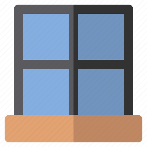 Furniture, household, interior, window icon - Download on Iconfinder