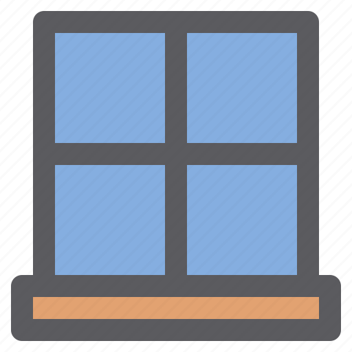 Furniture, household, interior, window icon - Download on Iconfinder