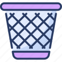 basket, delete, dispose, dustbin, garbage, trash, waste
