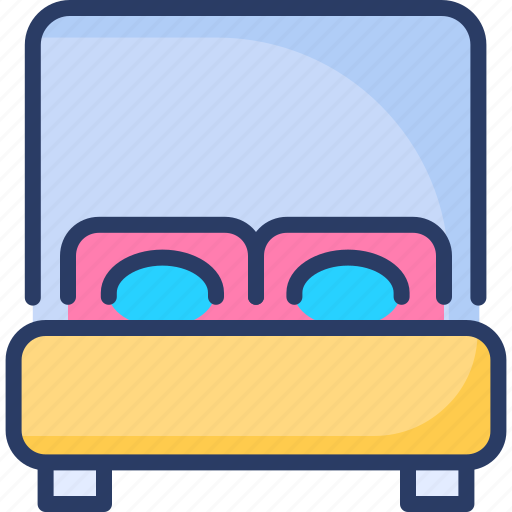 Bed, comfort, cozy, double, furniture, murphy, sleep icon - Download on Iconfinder