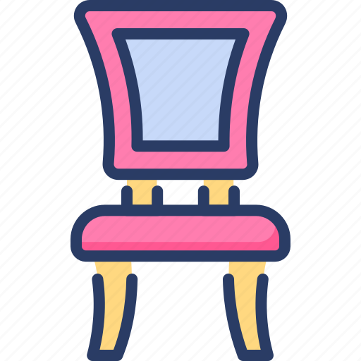 Arm, chair, furniture, household, pastel, seat, student icon - Download on Iconfinder