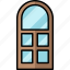 door, furniture, glass, interior, window 