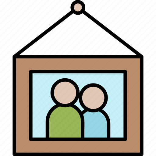 Family, furniture, interior, photo, photo frame, picture icon - Download on Iconfinder