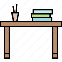 desk, education, furniture, interior, office, table