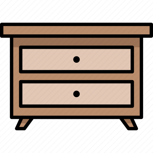 Cabinet, chest of drawers, furniture, interior, sideboard icon - Download on Iconfinder