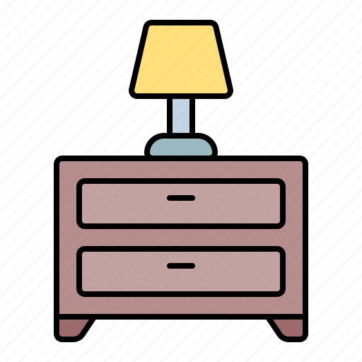 Cabinet, lamp, drawer, furniture icon - Download on Iconfinder