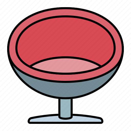 Chair, oval, furniture icon - Download on Iconfinder