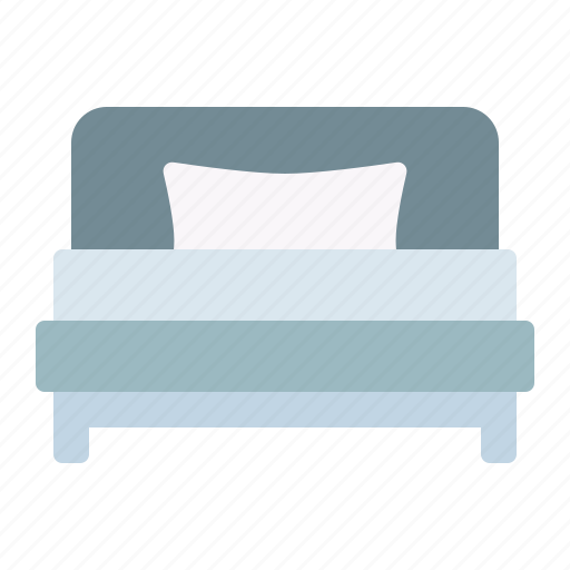 Bed, room, single, furniture icon - Download on Iconfinder