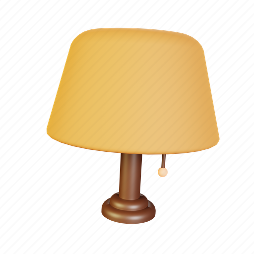 Furniture, meuble, home, interior, desk lamp 3D illustration - Download on Iconfinder