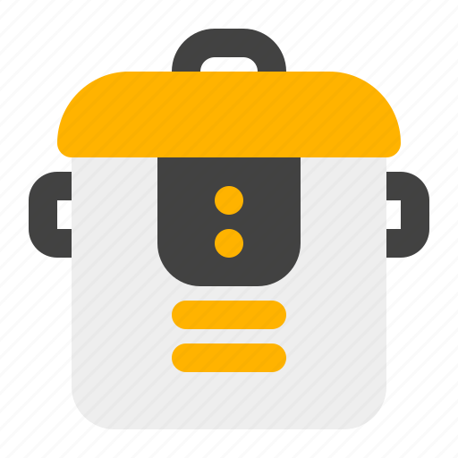 Rice, cooker, appliance, cooking, kitchen, restaurant, cook icon - Download on Iconfinder
