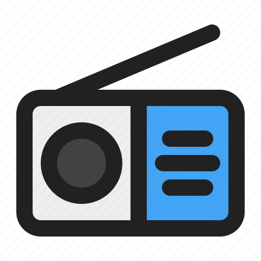 Radio, audio, music, sound, speaker, electronic, fm icon - Download on Iconfinder