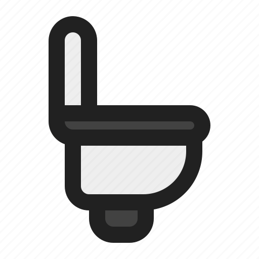 Toilet, bathroom, wc, restroom, bathtub, hygiene, flushing icon - Download on Iconfinder